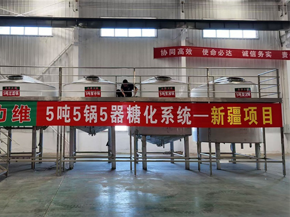 番禺精酿啤酒设备厂—5吨精酿啤酒设备—新疆项目